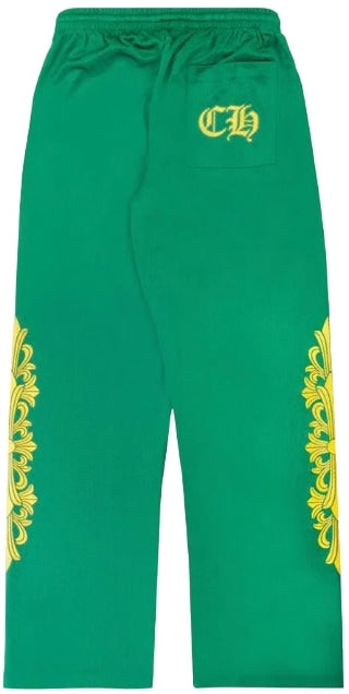 Chrome Hearts 'Green/Yellow' Floral Mesh Pants