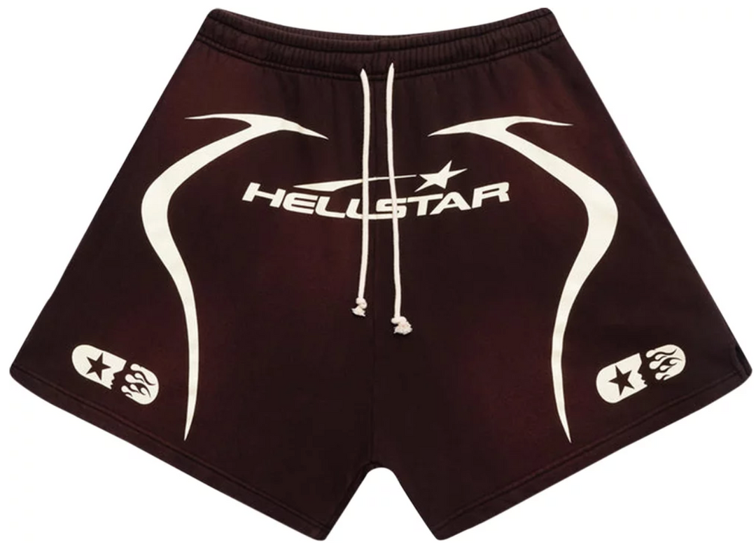 Hellstar 'Warm Up Shorts' Brown