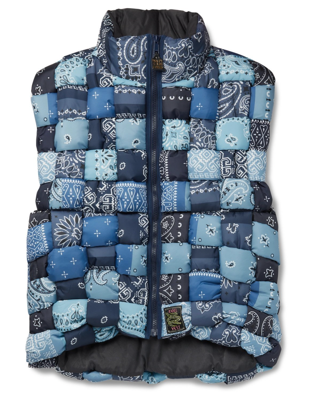 Kapital 'Keel' Bandana-Print Nylon Woven Vest