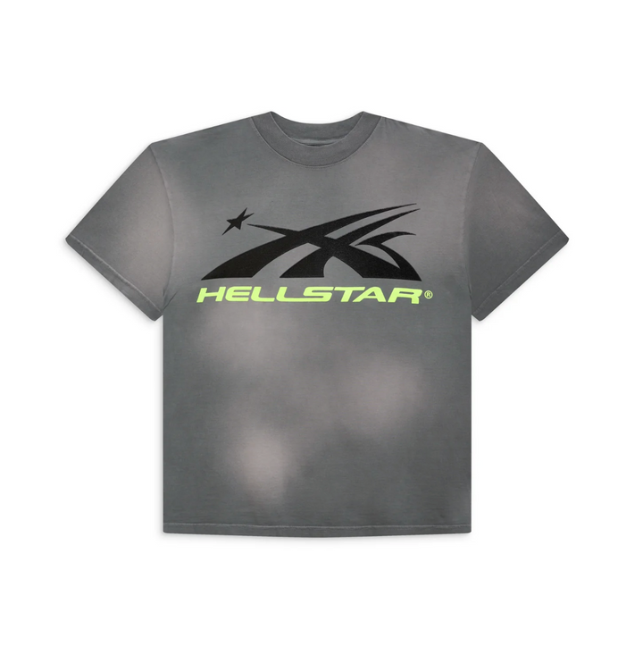 Hellstar Sports 'Core Logo Gel' Grey T-Shirt