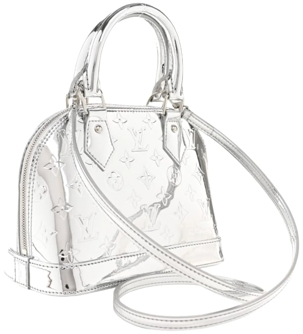 Louis Vuitton 'Silver' Monogram Miroir Alma BB