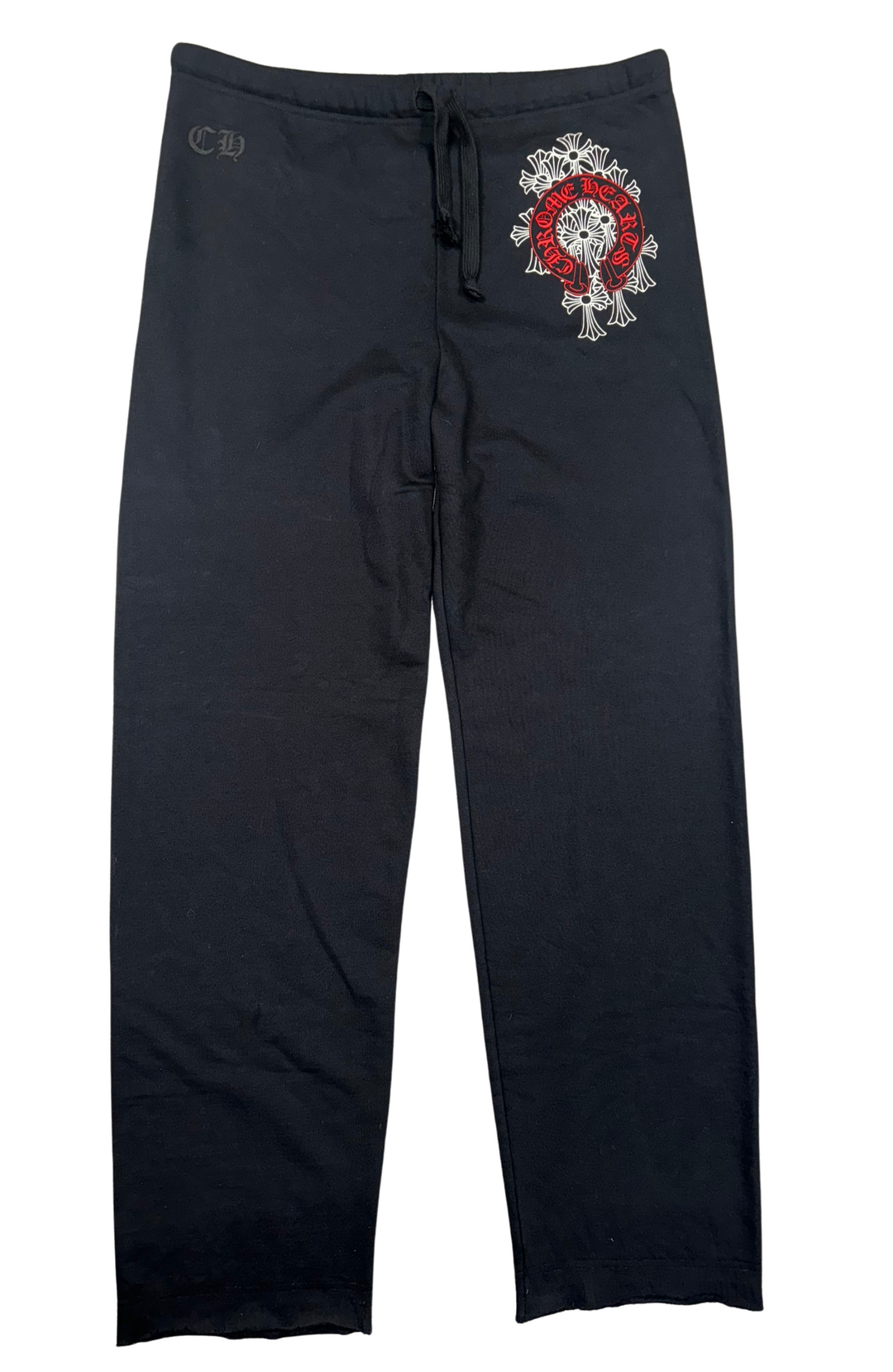 Chrome Hearts 'Cemetery Horseshoe' Black Sweatpants