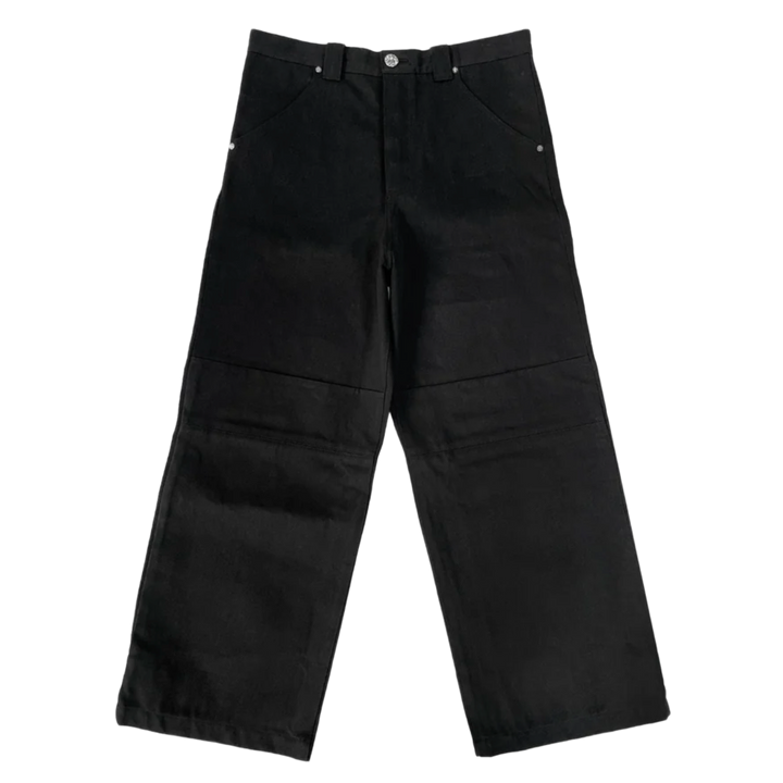 Chrome Hearts 'Street Sweeper' Black Denim Pants z