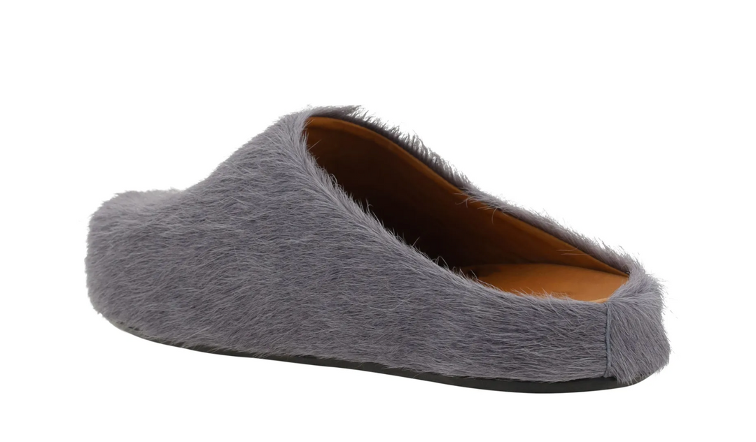 Marni 'Light Grey' Sabot Slippers