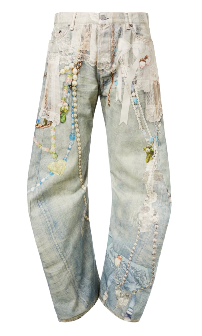 Acne Studios 'Pearl And Lace' Jeans