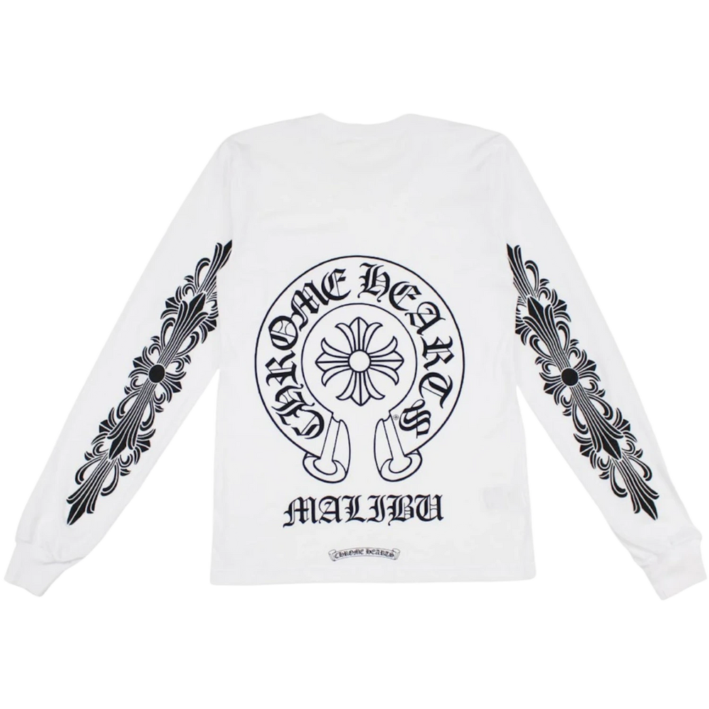 Chrome Hearts Malibu Exclusive White Longsleeve