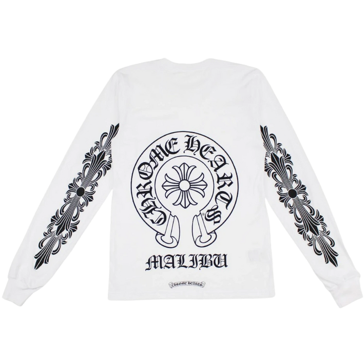 Chrome Hearts Malibu Exclusive White Longsleeve