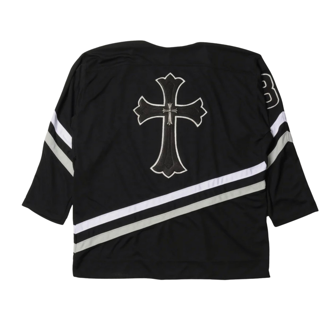 Chrome Hearts 'Cross Patch' Hockey Jersey