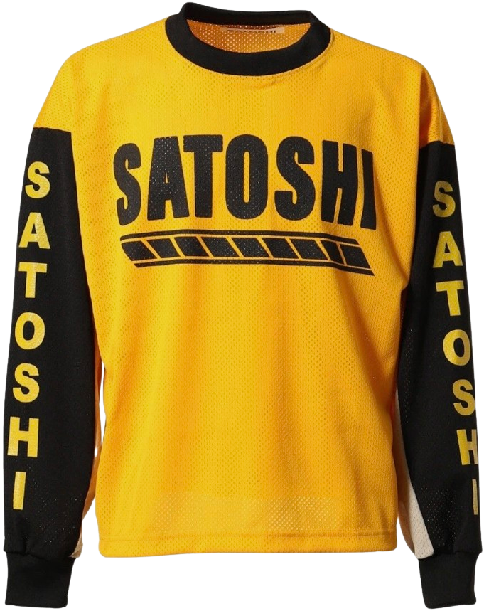 Satoshi Nakamoto 'Racer' Black/Yellow Jersey