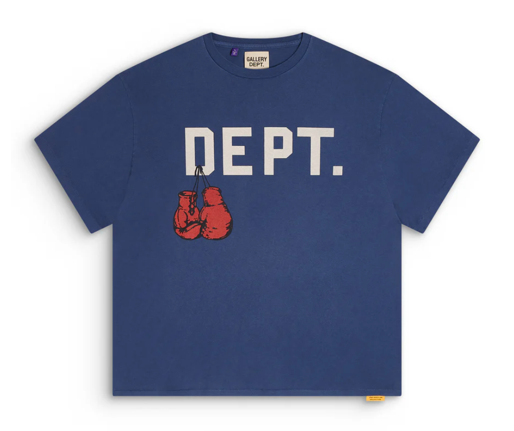 Gallery Dept. 'Boxing Merch' Blue Tee