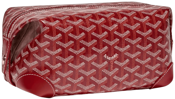 Goyard 'Red' Bowling 25 Toiletry Bag