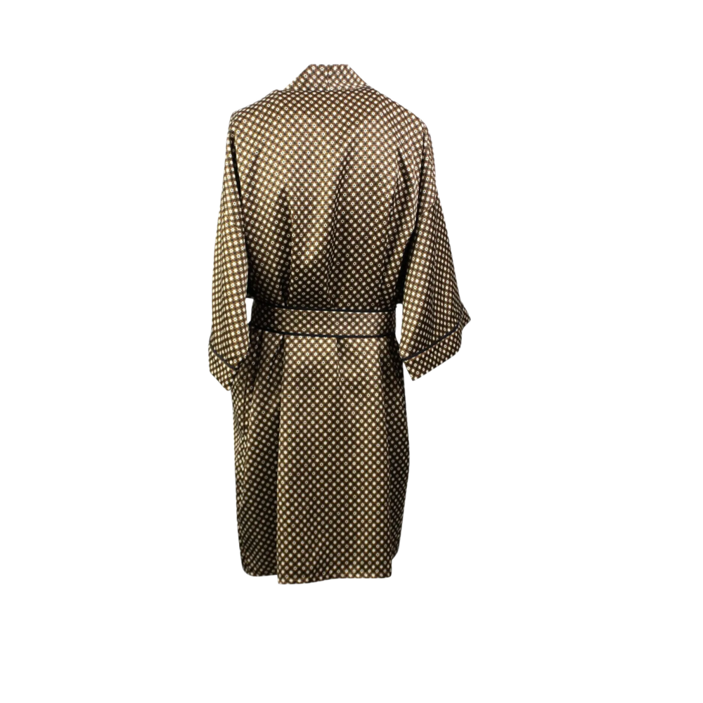 Amiri 'Brown' Casino Chip Silk Robe