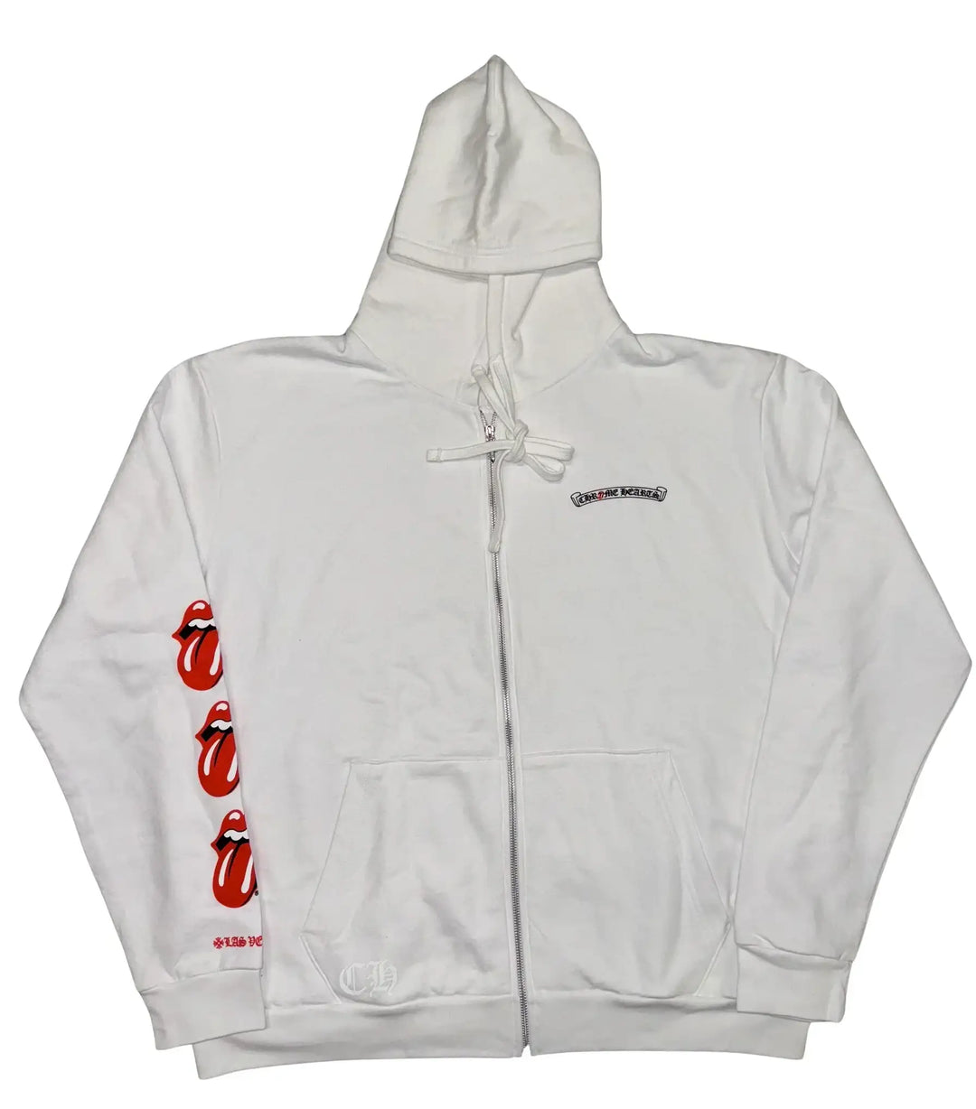 限定 CHROME HEARTS Las Vegas Zip Up Hoodie ジップ パーカー Chrome Hearts 'Rolling Stones' Las Vegas Zip Up Hoodie
