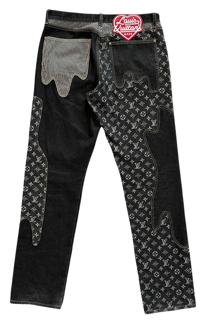 Louis Vuitton x Nigo 'Crazy' Black Jeans