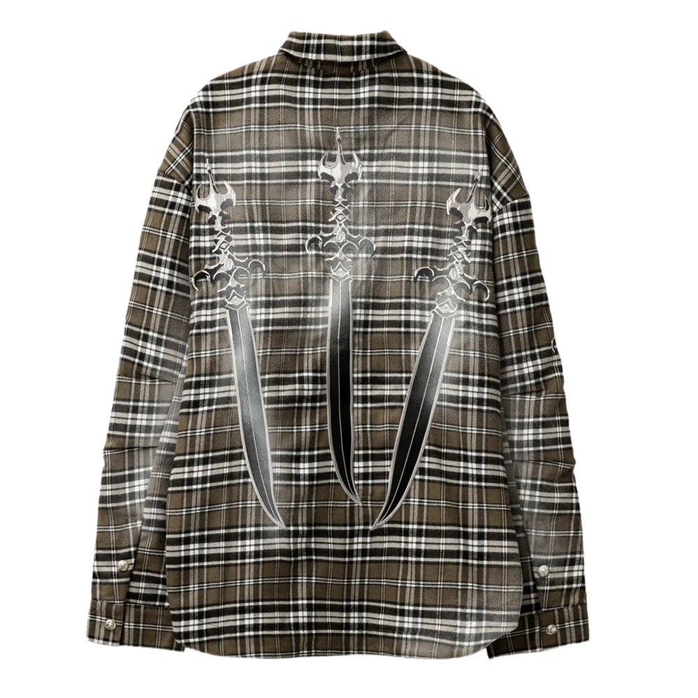 Thug Club 'Arab Sword' Brown Flannel