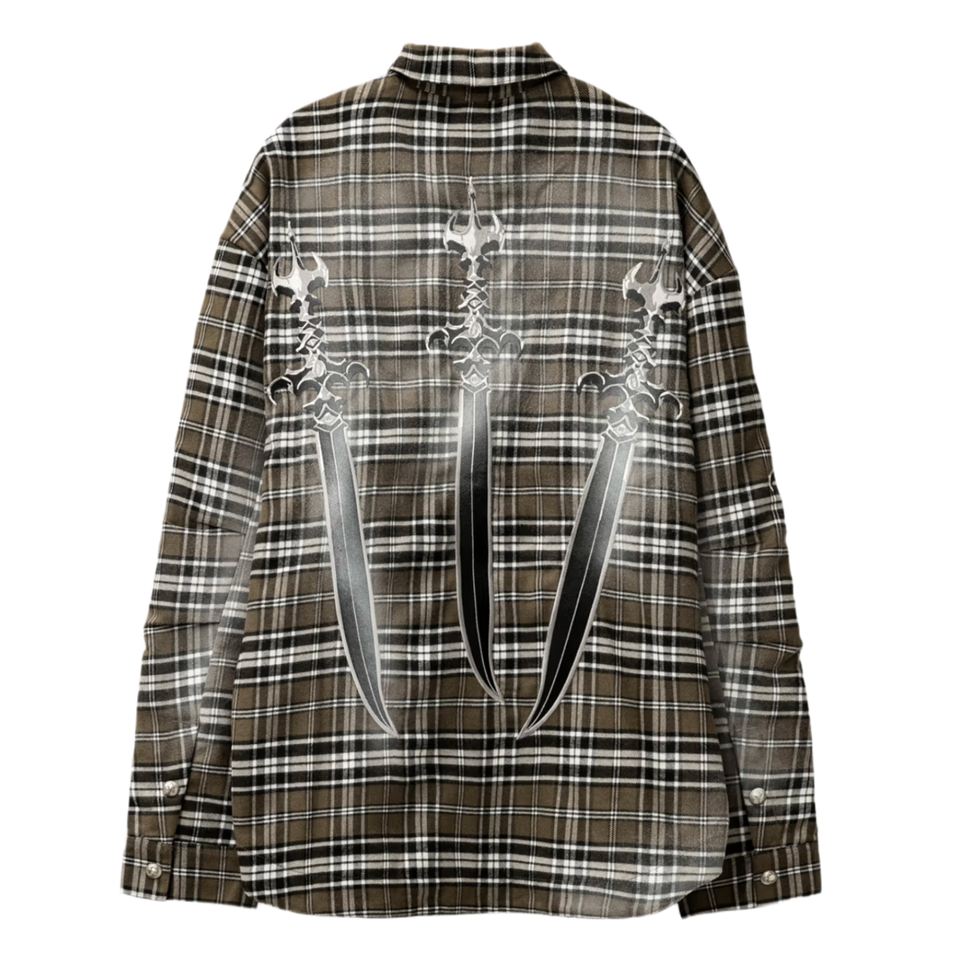 Thug Club 'Arab Sword' Brown Flannel