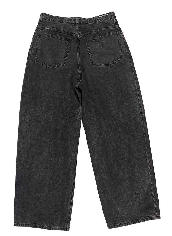 Balenciaga 'Washed Black' Baggy Jeans