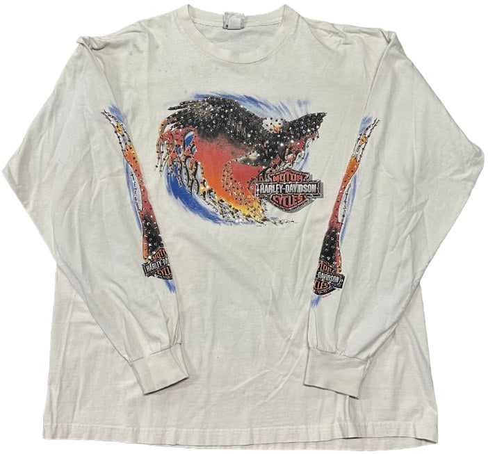Harley Davidson 'Cumming's' Rhinetsone Vintage L/S