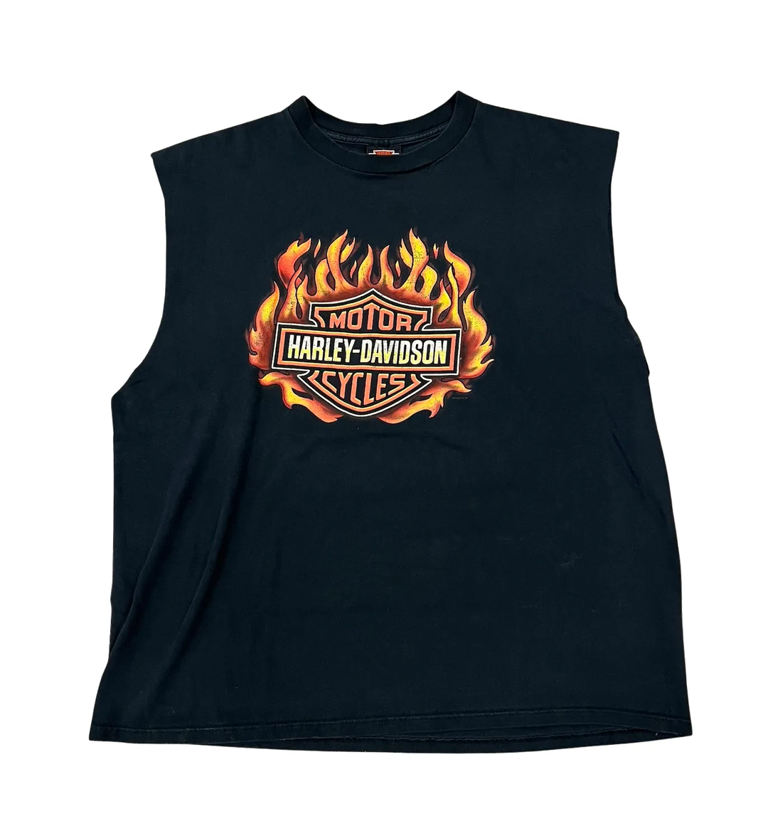 Harley Davidson 'Los Angeles, CA' Vintage Cutoff