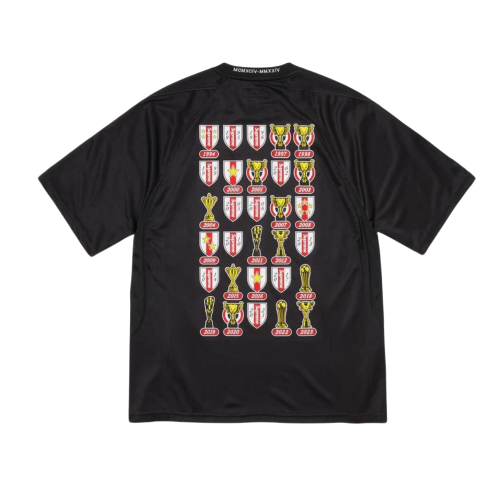 Supreme 'Black' Jacquard Soccer Jersey