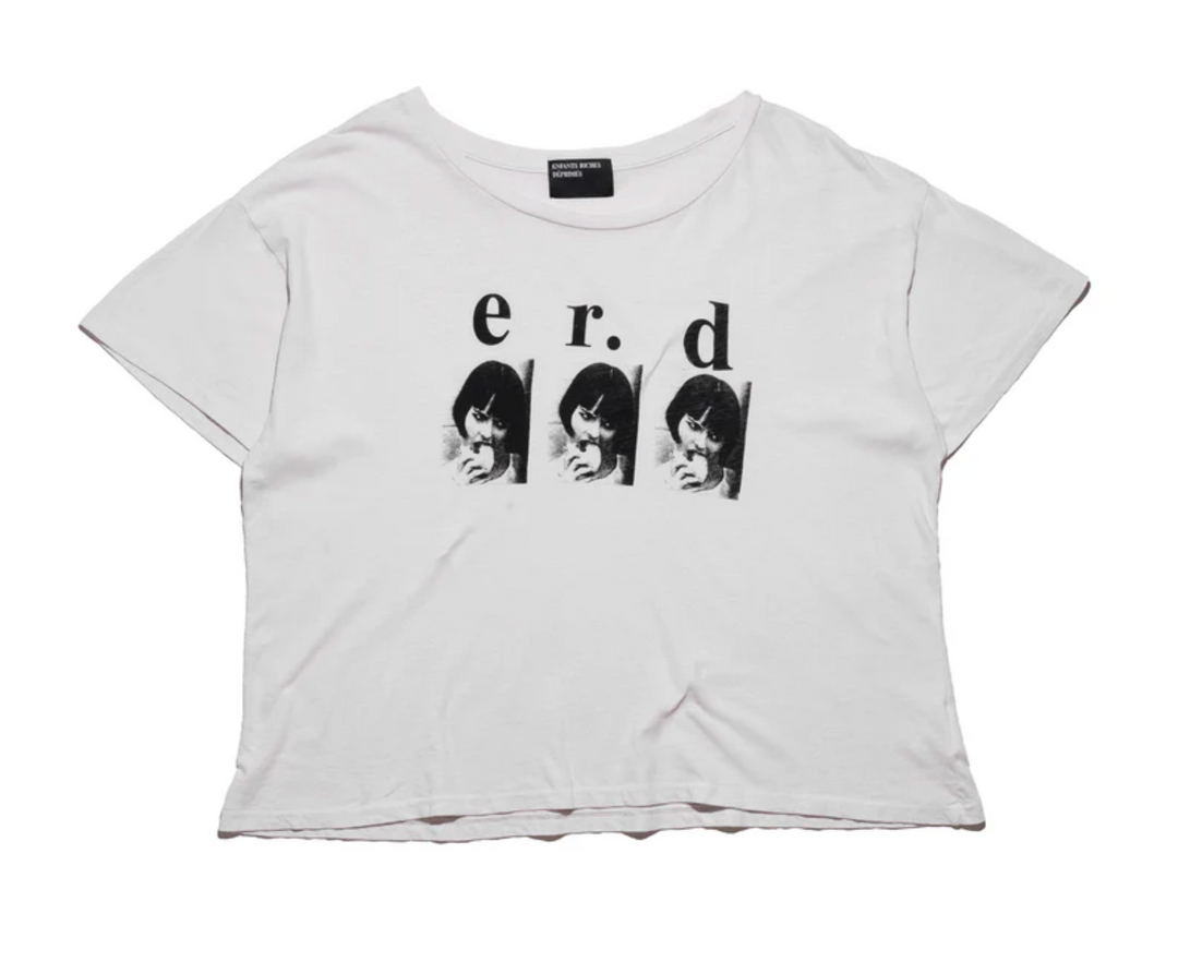 Enfants Riches Déprimés 'Louise Eats Sandwich' White Tee