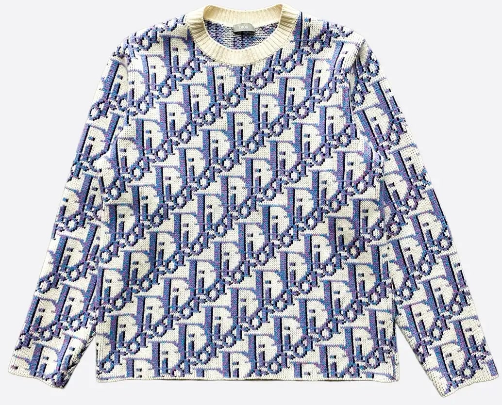 Dior Oblique Wool Knit Sweater