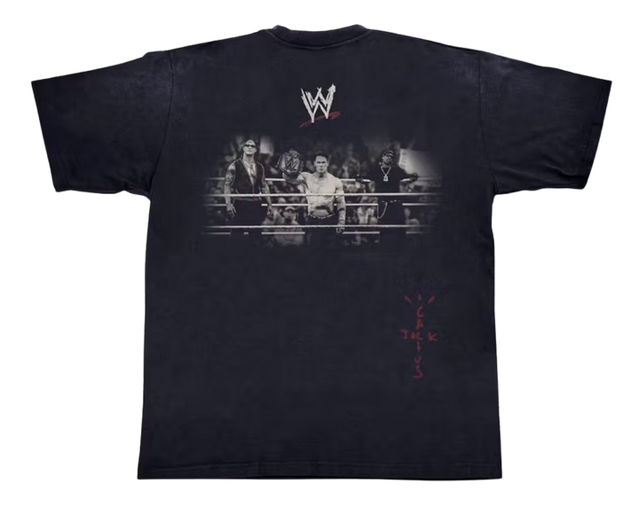 WWE Cactus Jack 'Wrestling Is Real' Black Tee