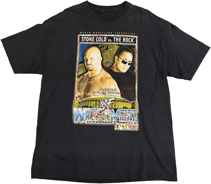 Wrestle Mania 'X-Seven' Rhinestone Vintage Tee