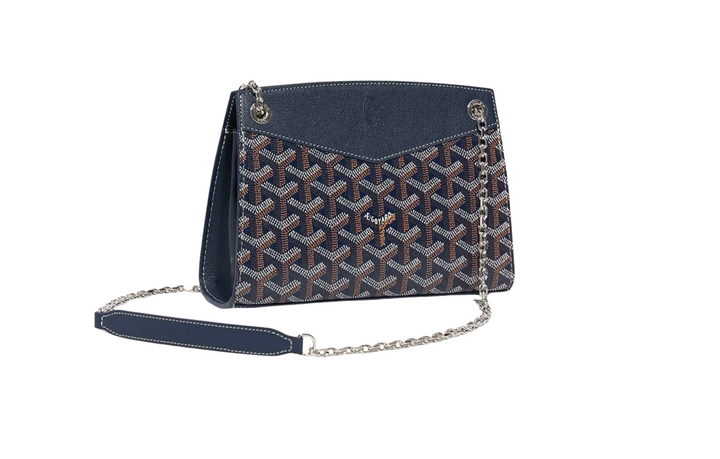 Goyard Rouette Structure 'Navy' Mini Bag