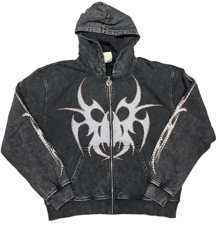 Chew Forever 'Rose Gold Studded' Zip-Up