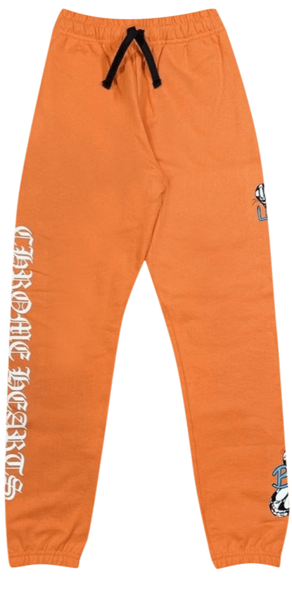 Chrome Hearts Matty Boy 'Link and Build' Orange Sweatpants