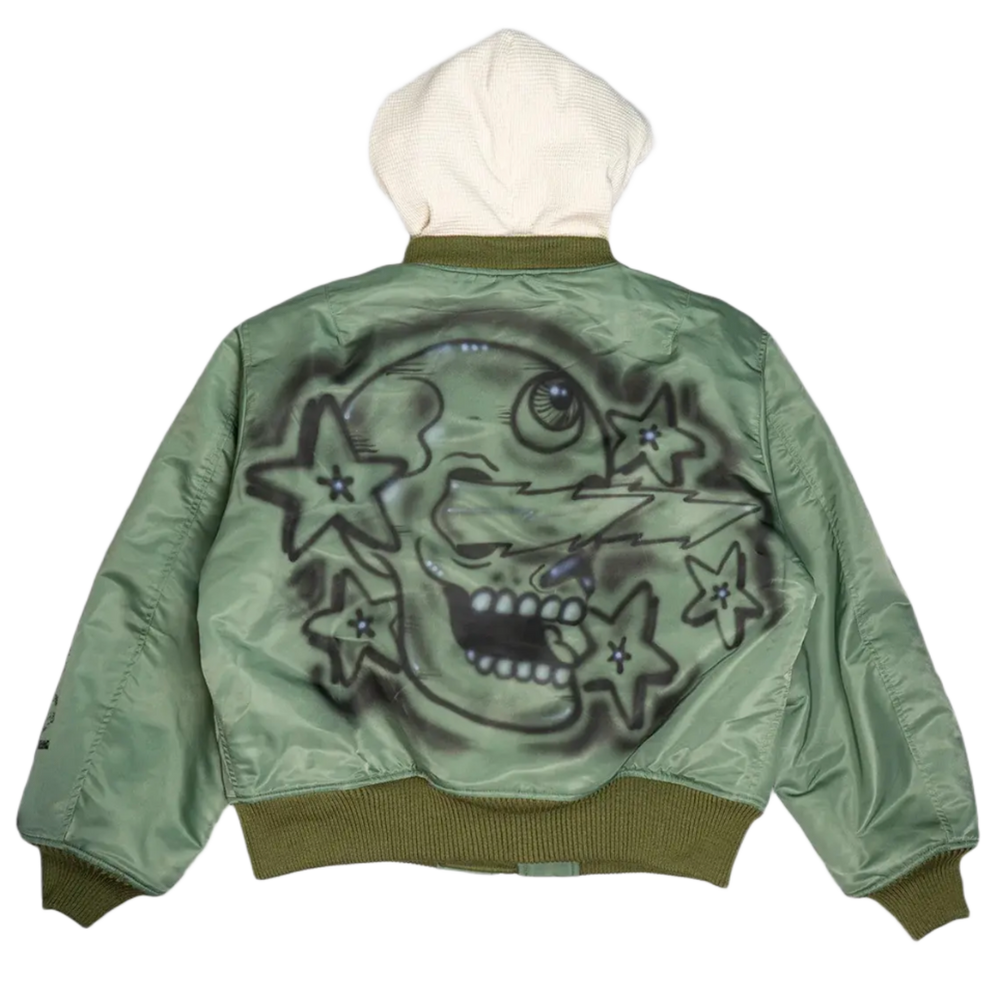 Satoshi Nakamoto 'Abandoned Theme Park' Bomber Jacket