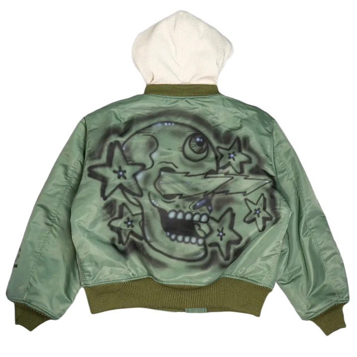Satoshi Nakamoto 'Abandoned Theme Park' Bomber Jacket