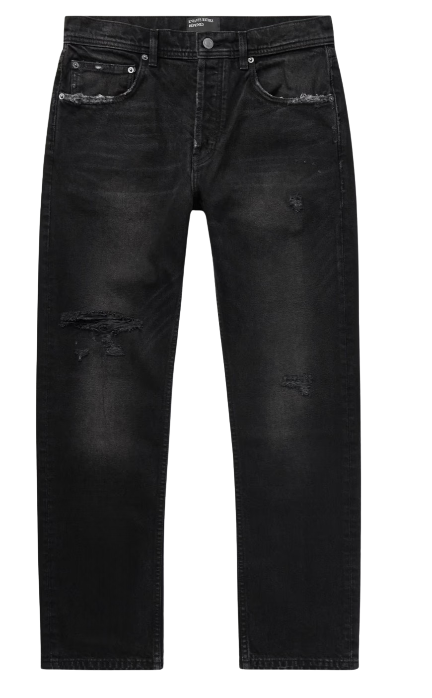 Enfants Riches Déprimés 'Black' Straight-Leg Jeans