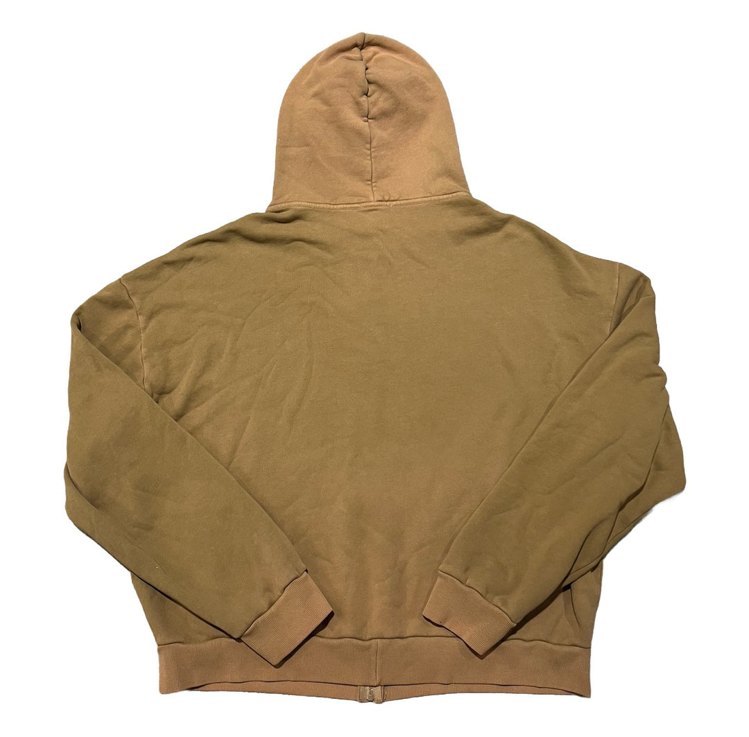 Bossi 'Green and Tan' Rhinestone Zip-Up