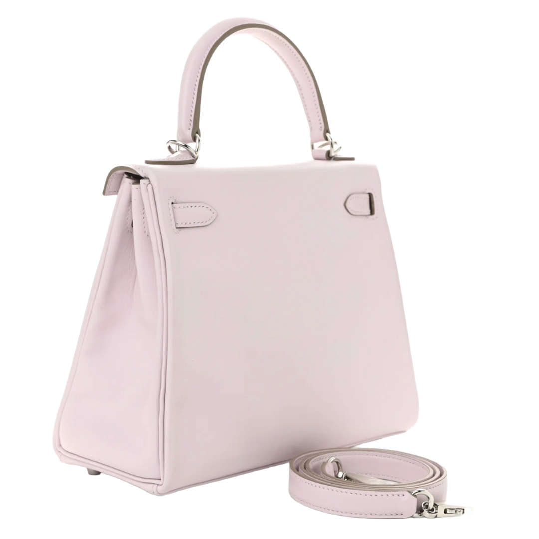 Hermes Mauve Pink Swift Kelly 25