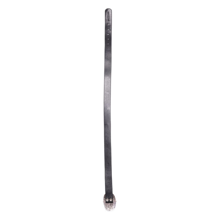 Chrome Hearts 'Cemetery Buckle' Dark Rhodium Plus Cross Belt