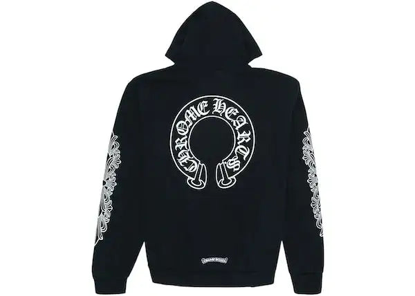 Chrome Hearts 'Horseshoe' Logo Classic Black Hoodie