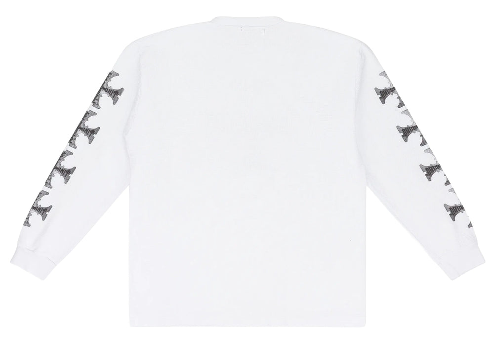 Greedy Unit 'Screw' Thermal White Longsleeve