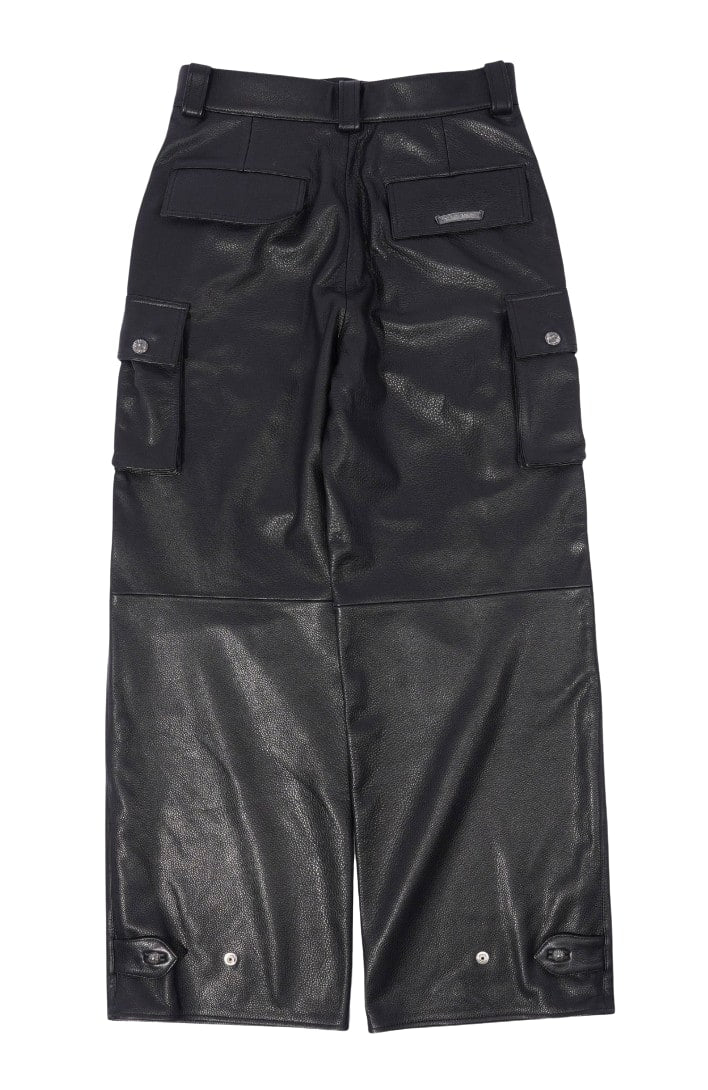 Chrome Hearts Leather Cargo Pants