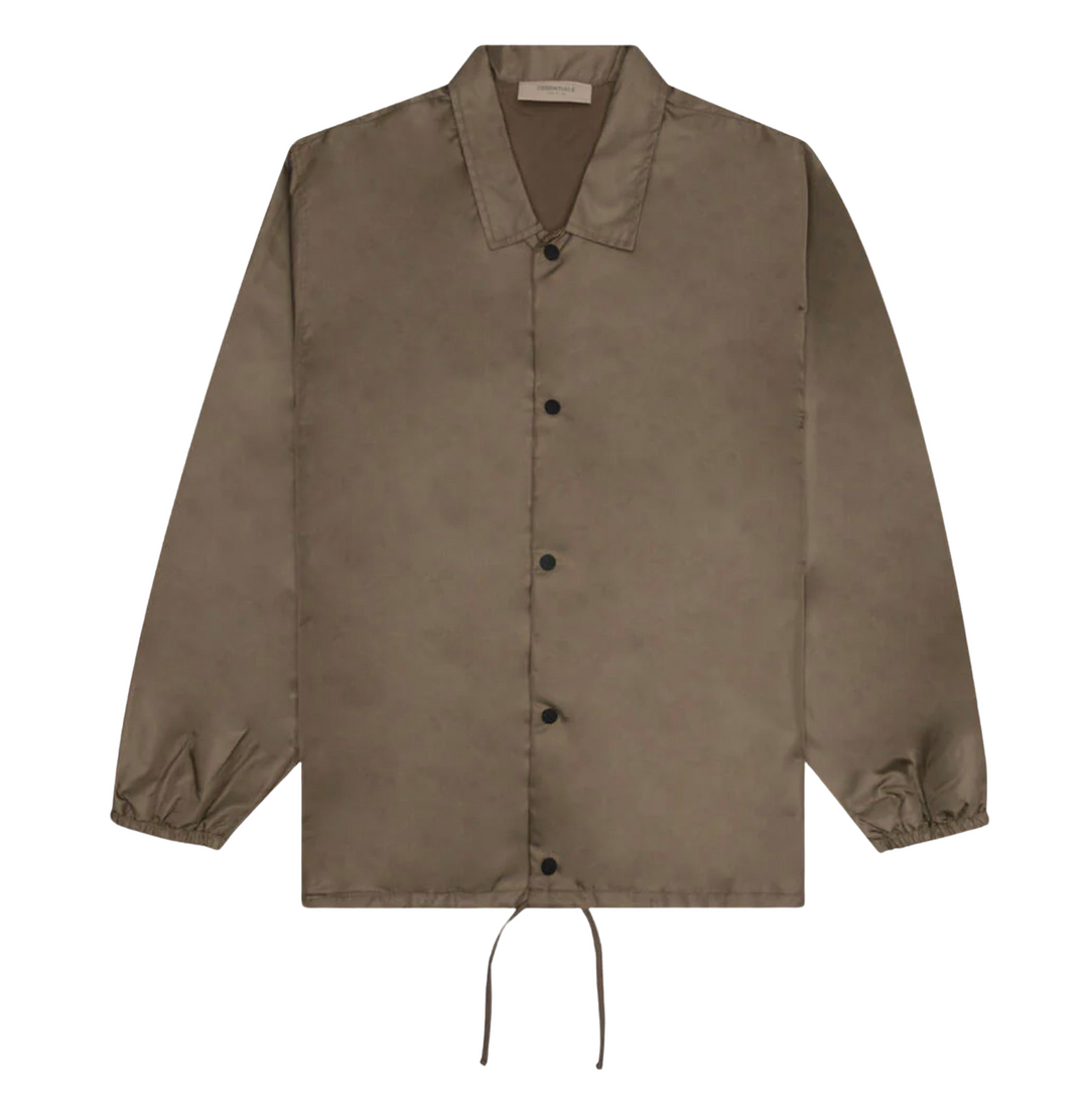 Fear Of God Essentials '1977' Brown Drawstring Jacket