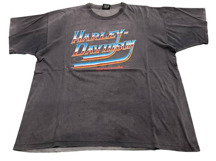 Harley Davidson 'Richmond,VA' 1990s Vintage Grey Tee