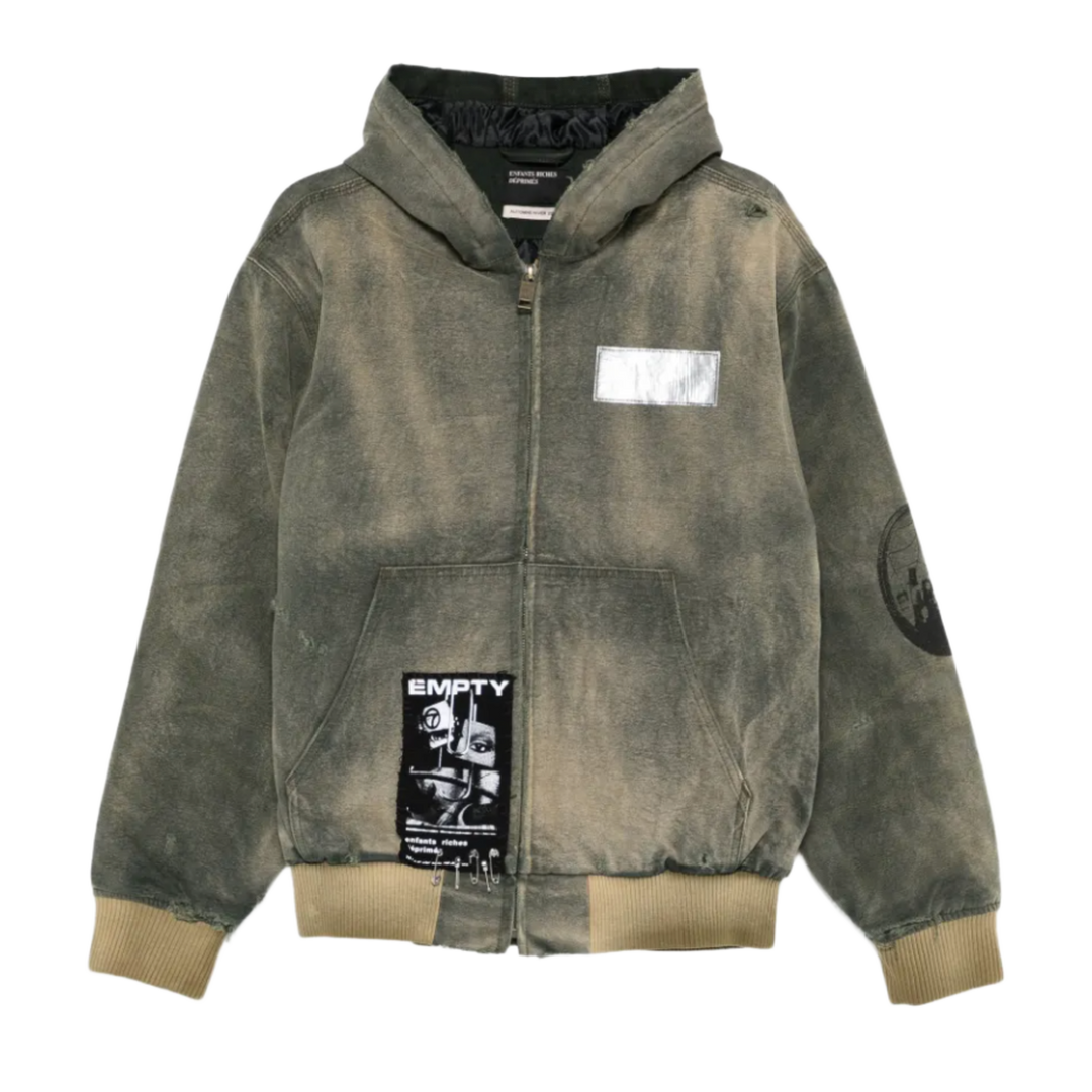 Enfants Riches Déprimés 'War Started' Hooded Work Jacket