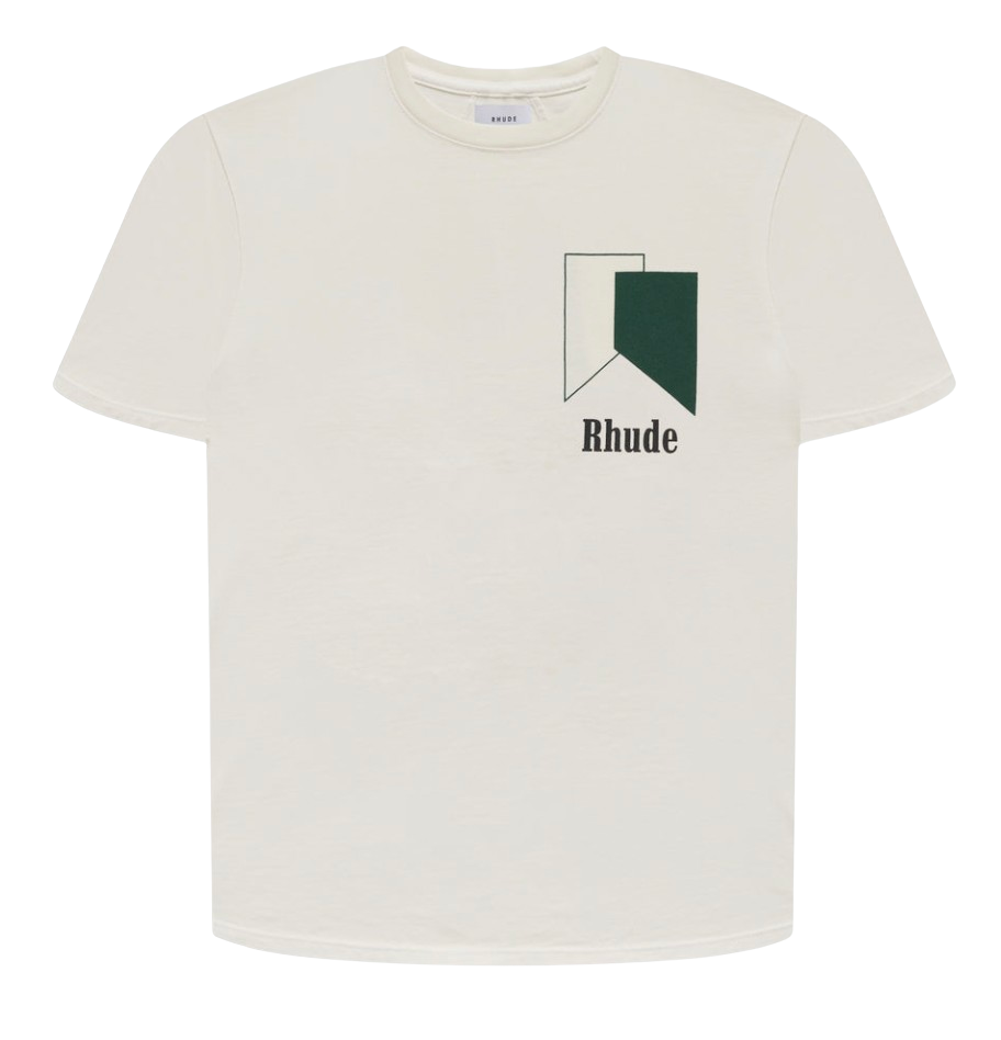 Rhude 'Track Logo' Cream Tee