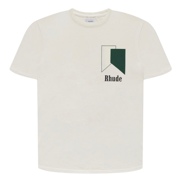 Rhude 'Track Logo' Cream Tee