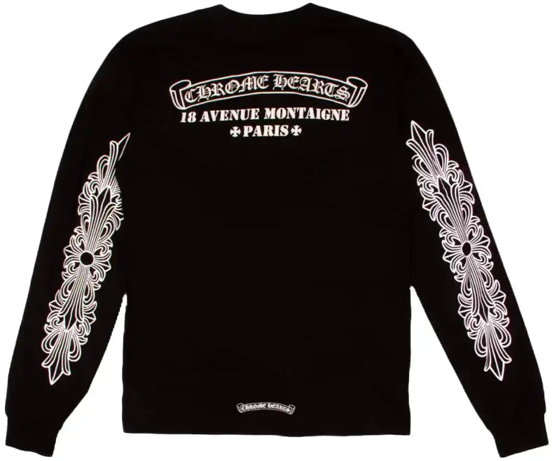 Chrome Hearts 'Paris' Black Longsleeve