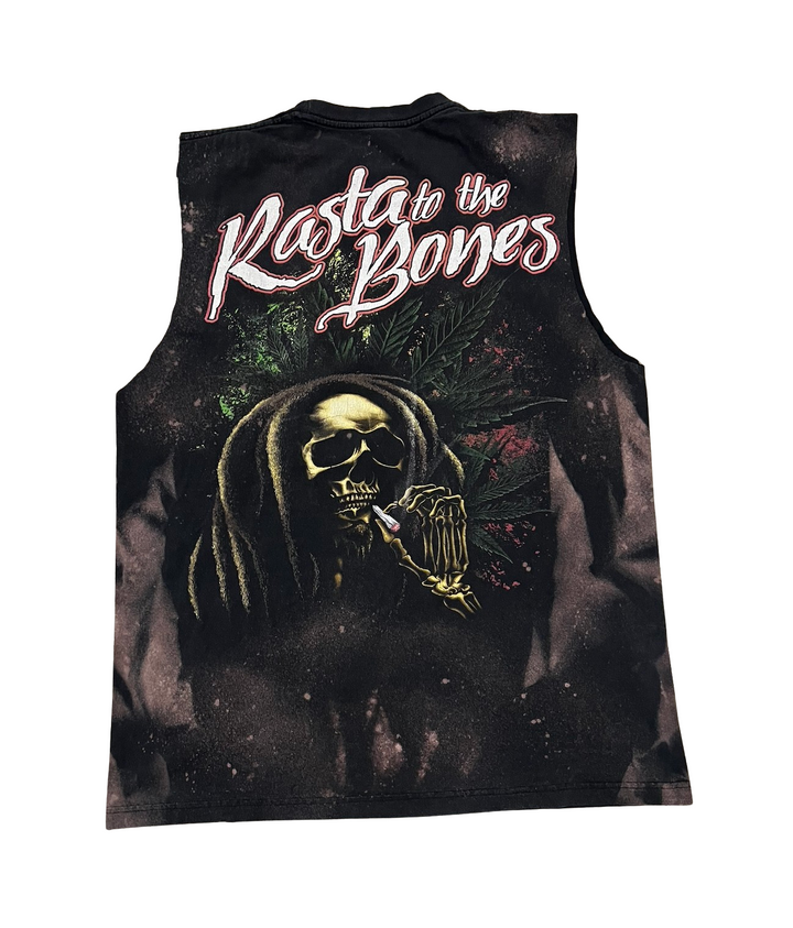 Rasta 'Bone' Vintage Cutoff