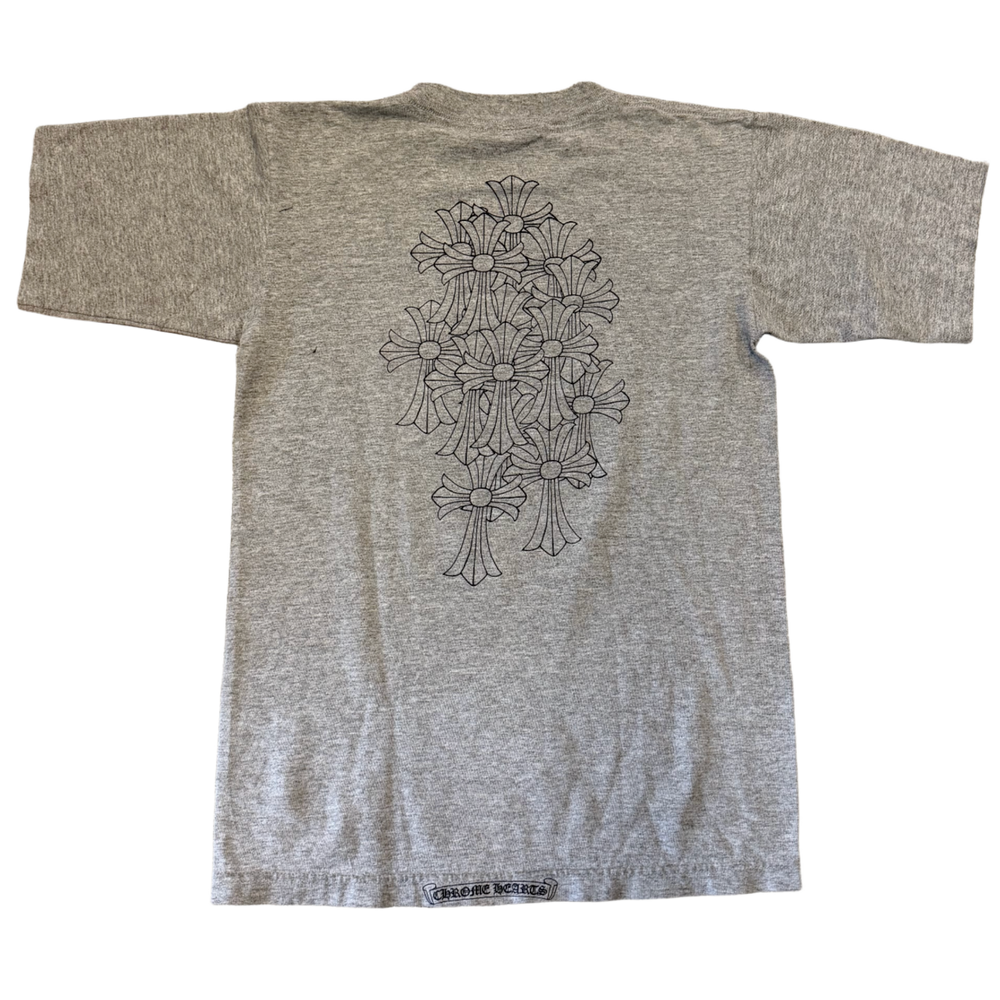 Chrome Hearts 'Grey Cemetery Cross' Tee