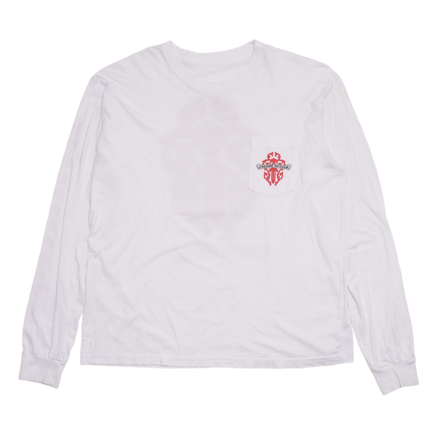 Chrome Hearts 'Red Floral Dagger' White Longsleeve – Showroom LA