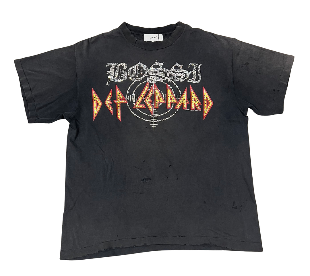 Bossi 'Def Leppard' Vintage Rhinestone Tee